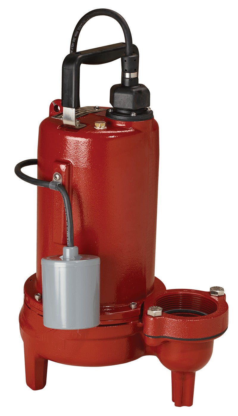 Liberty LE71M2, LE70 Series, Manual Submersible Sewage Pump, 3/4 HP, 115 Volts, 1 Phase - House of Pumps