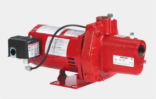 Red Lion RJS50, 602206, Booster Pump, 1/2 HP, 115/230V, 1 Disch, 12.6 GPM, Manual - House of Pumps